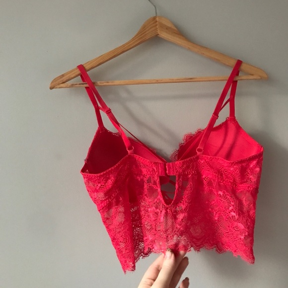 La Senza Red Lacey Push-up Bra - Picture 5 of 6